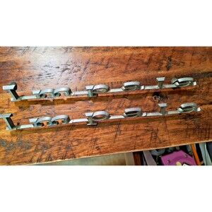 2 Vintage 10" Chevrolet Chevy Impala Name‎ Emblem Badge   2